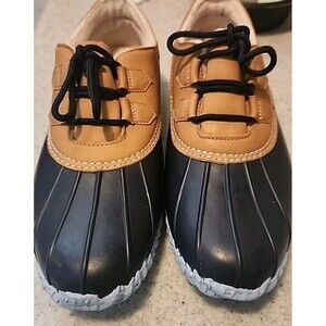 JBU Jambu Glenda Women's Size 10M Brown Blue Waterproof Low Top Duck Shoes